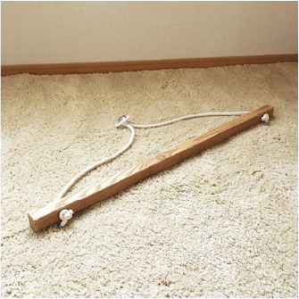 【step01】まずは、バランスバーに専用のリングを取り付けます。