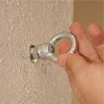 【step05】アイナットをいっぱいいっぱいまでねじ込む。